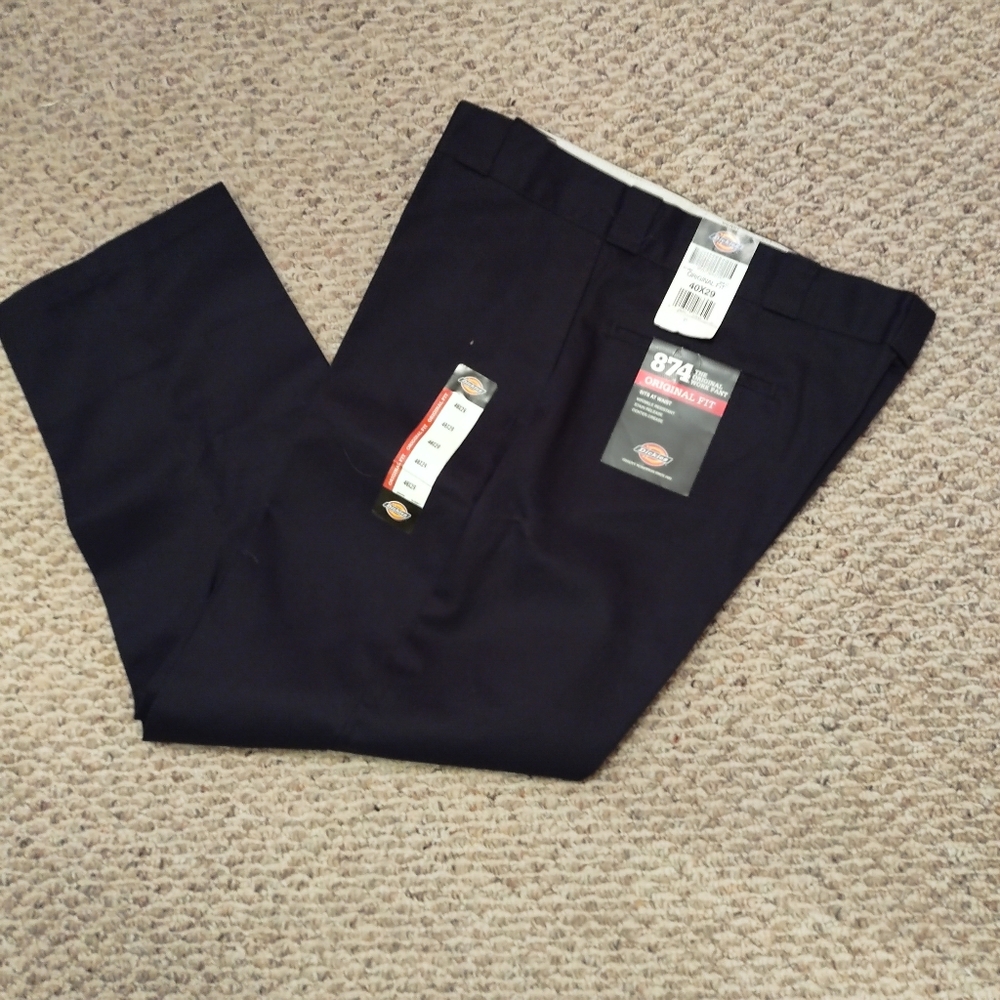 DICKIES 874 ORIGINAL FIT WORK PANT -  40x29 Black